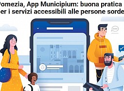 Pomezia, App Municipium: buona pratica per i servizi accessibili alle persone sorde